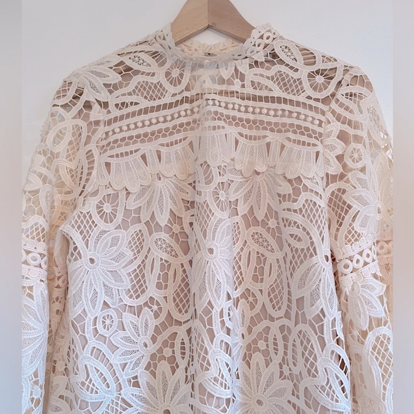 Beautiful Lace & Crochet Top - Picture 6 of 8